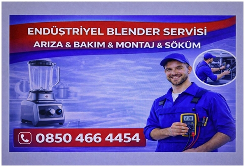 Endüstriyel Blender Yedek Parça ve Servis Hizmetleri