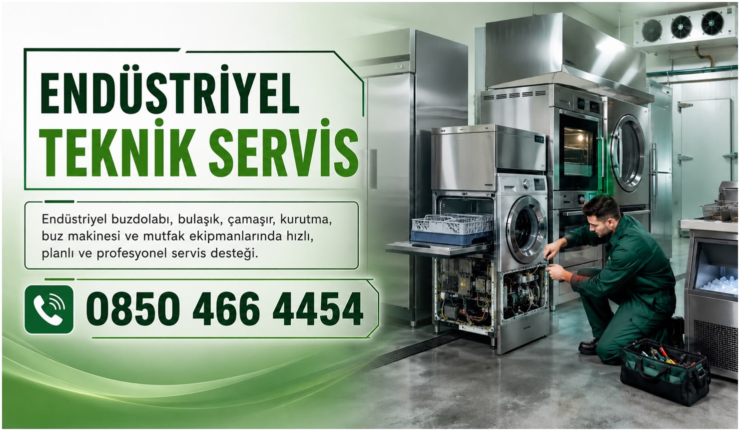 Endüstriyel mutfak ve teknik servis hizmetleri