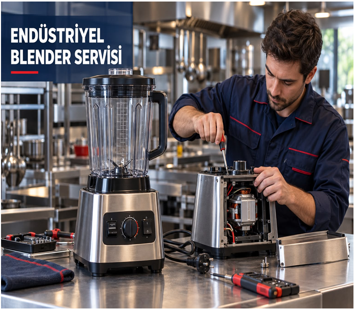 Endüstriyel blender motorunun servis ortamında incelenmesi
