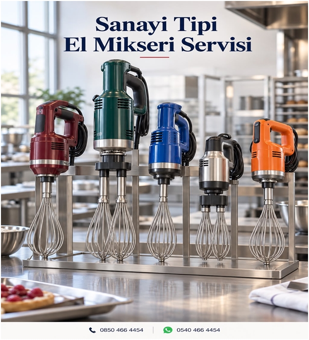 Tek ve çift çırpıcı başlıklı farklı sanayi el tipi mikser modelleri